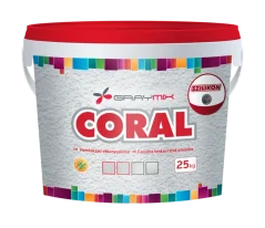 Silikónová fasádna omietka CORAL LUX - farebné odtiene 1,5 mm škrabaná 25 kg