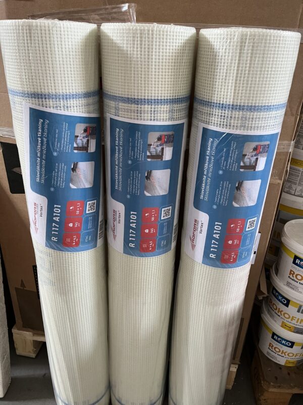 Sklotextilná sieťka VERTEX R117 145g-1,1x50m