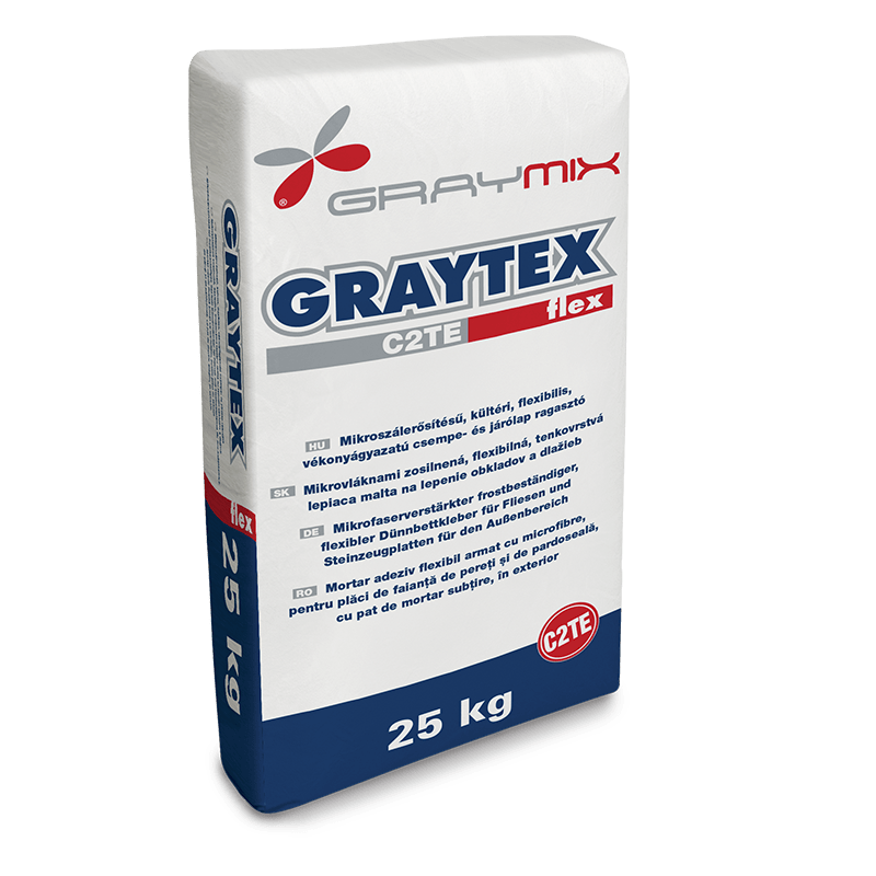 GRAYTEX FLEX - C2TE lepidlo na dlažbu 25kg GRAYTEX FLEX - C2TE lepidlo na dlažbu 25kg