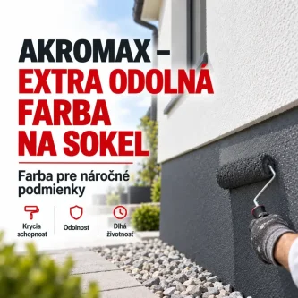AKROMAX extra odolná farba na sokel AKROMAX extra odolná farba na sokel