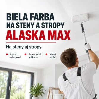 biela farba na steny Alaska Max biela farba na steny Alaska Max