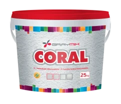 Akrylátová fasádna omietka CORAL LUX - farebné odtiene 1,5 mm škrabaná 25 kg