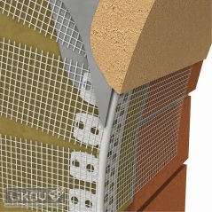 klenbová lišta so sieťkou 2,5m aplikácia