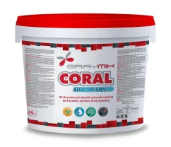 Silikónová fasádna omietka Coral Silicon Shield 25kg