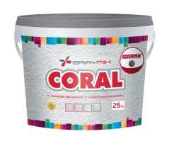 silikonova fasadna omietka coral biela 2mm ryhovana 25 kg