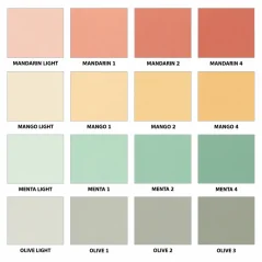Smartcolor farebné odtiene mandarin-mango-menta-olive Smartcolor farebné odtiene mandarin-mango-menta-olive