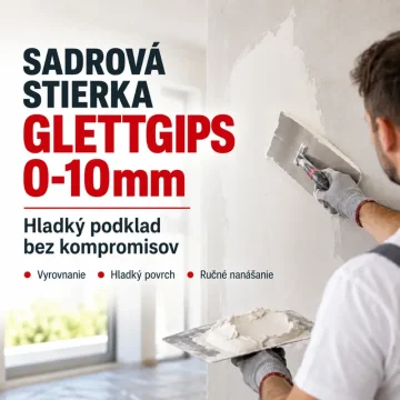 sadrová stierka Glettgips 0-10mm