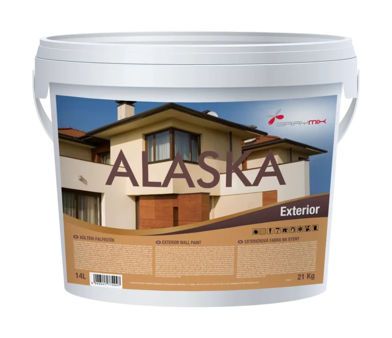 Fasádna farba Alaska Exterior biela 21kg