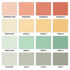 Smartcolor farebné odtiene mandarin-mango-menta-olive