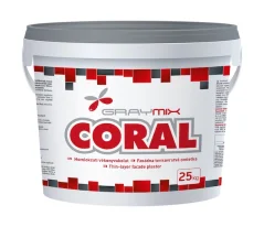 Coral 2mm ryhovaná fasádna omietka 25kg